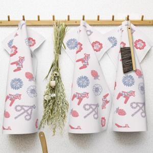 Ekelund Dalasommar Kökshandduk Blå 35x50cm