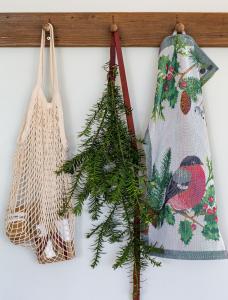 Ekelund Domherre Kökshandduk Grön 40x60cm