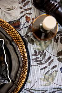 Ekelund Fåglabäck Bordslöpare Brun 35x80cm