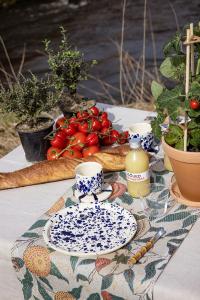 Bordslöpare Orange Ekelund Fruit 35x120cm