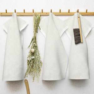 Ekelund Gåsöga Kökshandduk Beige 35x50cm