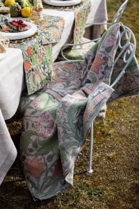 Ekelund Golden Lily Pläd Orange/Grön 140x170cm