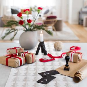 Ekelund Granar Bordslöpare Oblekt 35x120cm