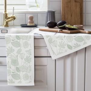 Ekelund Grönska Kökshandduk Grön 35x50cm