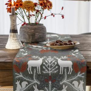 Ekelund Hjortnäs Bordslöpare Grå 35x120cm