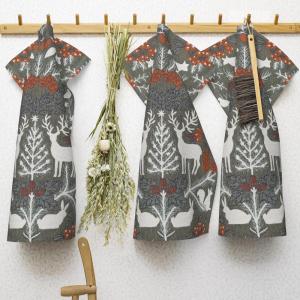 Ekelund Hjortnäs Kökshandduk Grå 35x50cm