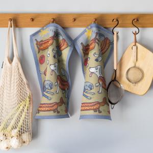 Ekelund Hot Dog Kökshandduk Multi 35x50cm