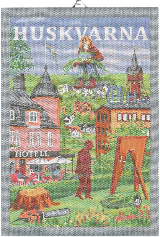 Ekelund Huskvarna Kökshandduk Multi 35x50cm at lavanille