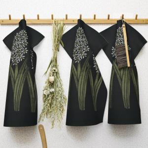 Ekelund Hyacint Orientalis Kökshandduk Svart 35x50cm