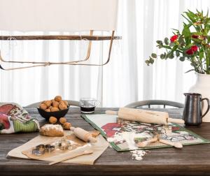 Ekelund Pettson & Findus Kökshandduk Julfest Multi 40x60cm