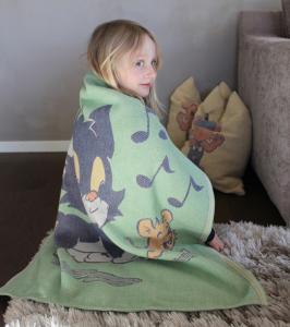 Ekelund Katten Jansson Babyfilt Grön 70x75cm