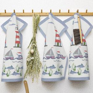 Ekelund Kustliv Kökshandduk Multi 35x50cm