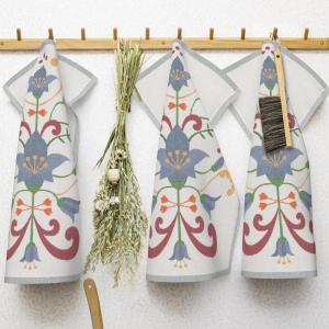 Ekelund Lindas Blåklocka Kökshandduk Blå 40x60cm