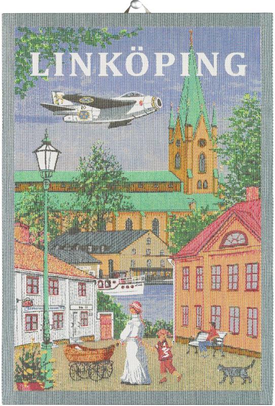 Ekelund Linköping Kökshandduk Multi 35x50cm at lavanille