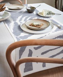 Ekelund Ormbunkar Bordslöpare Blå 35x120cm