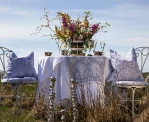 Ekelund Kuddfodral Pimpernel Blå 40x40cm