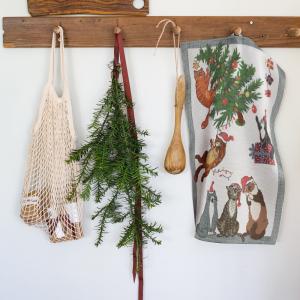 Ekelund Purr-Fect Christmas Kökshandduk Multi 35x50cm