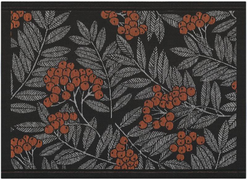 Bordstablett Orange Ekelund Rönnbärsblad 35x48cm at lavanille