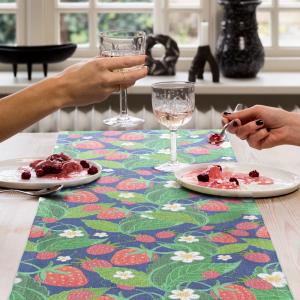 Ekelund Sengana Bordslöpare Röd 35x100cm