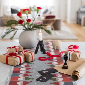 Ekelund Tomtemöte Bordslöpare Multi 35x140cm