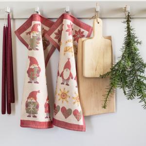 Ekelund Tomtemys Kökshandduk Multi 35x50cm