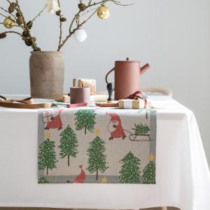 Ekelund Tomtesprång Bordslöpare Grön 35x120cm