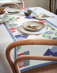 Ekelund Village Bordslöpare Blå 35x120cm