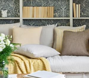 Fleecepläd Baloo Ljusgul 130x170cm Nina Royal