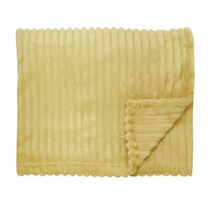 Fleecepläd Baloo Ljusgul 130x170cm Nina Royal