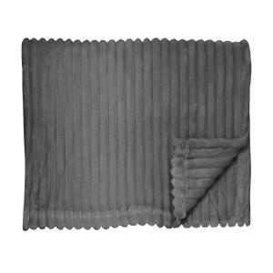 Fleecepläd Baloo Mörkgrå 130x170cm Nina Royal