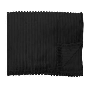 Fleecepläd Baloo Svart 130x170cm Nina Royal