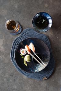 Bordstablett Mörkgrå Fondaco Arwen 6-Pack