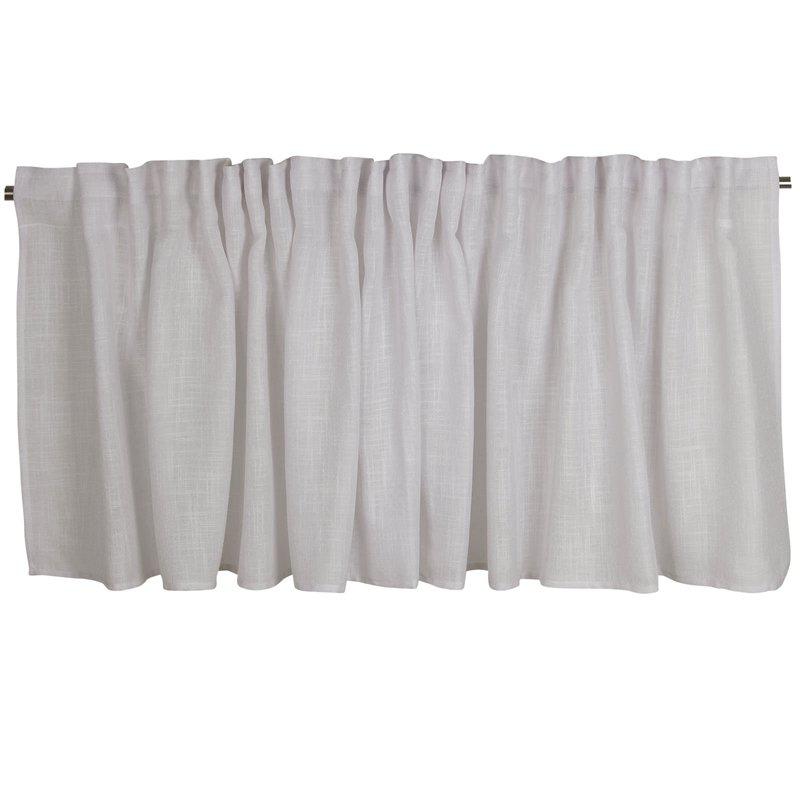 Gardinkappa Vit Fondaco Brooklyn 55x250cm at lavanille