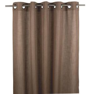 Öljettgardin Brun Fondaco 2-Pack Brooklyn 140x250cm