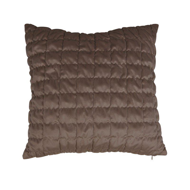 Fondaco Cole Kuddfodral Sammet Brun 48x48cm at lavanille