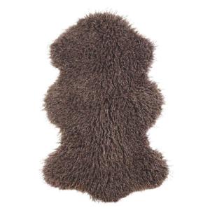 Fäll Fuskpäls Brun Fondaco Curly 50x90cm