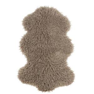 Fäll Fuskpäls Sand Fondaco Curly 50x90cm