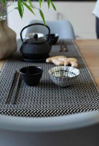 Bordslöpare Svart/Lin 35x90cm Fondaco Dima