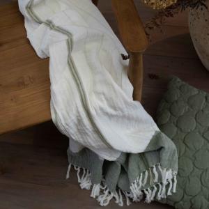 Fondaco Emil Pläd 130x170cm Grön