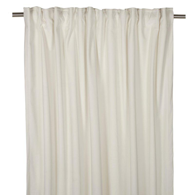 Sammetsgardin Offwhite Fondaco 2-Pack Esther 135x250cm at lavanille