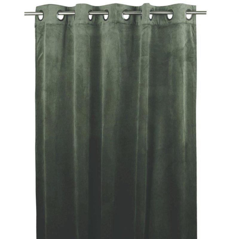 Öljettgardin Grön Fondaco Esther 2-Pack 135x250cm at lavanille