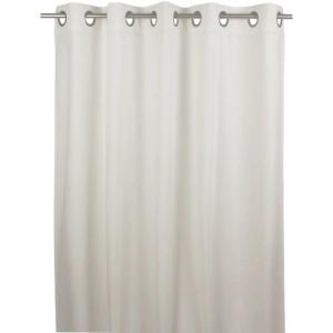 Fondaco Esther Öljettgardin Sammet Offwhite 2-Pack 135x250cm