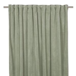 Sammetsgardin Agavegrön Fondaco 2-Pack Esther 135x300cm