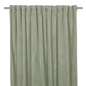 Sammetsgardin Agavegrön Fondaco 2-Pack Esther 135x250cm