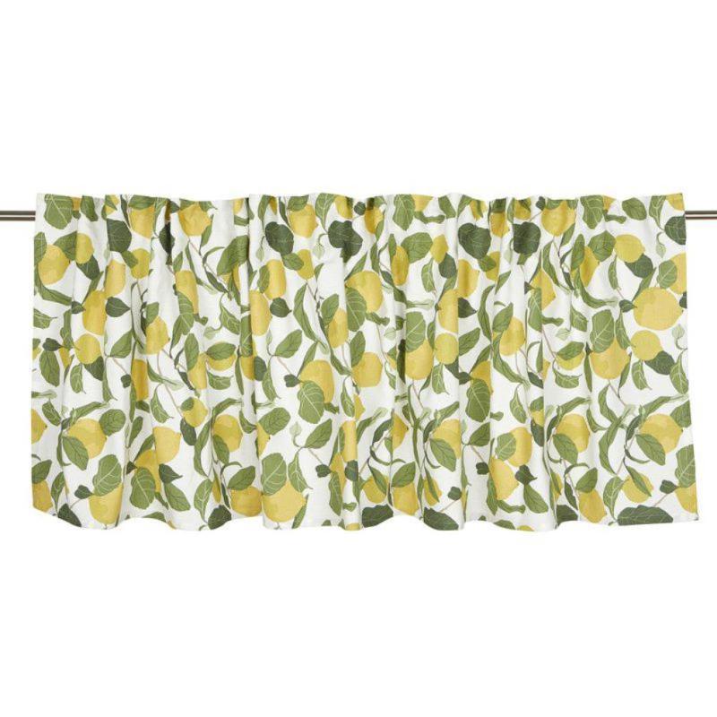 Gardinkappa Gul Fondaco Limone 55x250cm at lavanille
