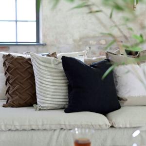 Fondaco Linus Kuddfodral Svart 45x45cm