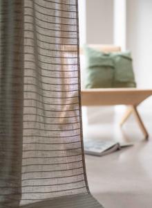 Gardin Randig Lin Fondaco 2-Pack Iris 140x300cm