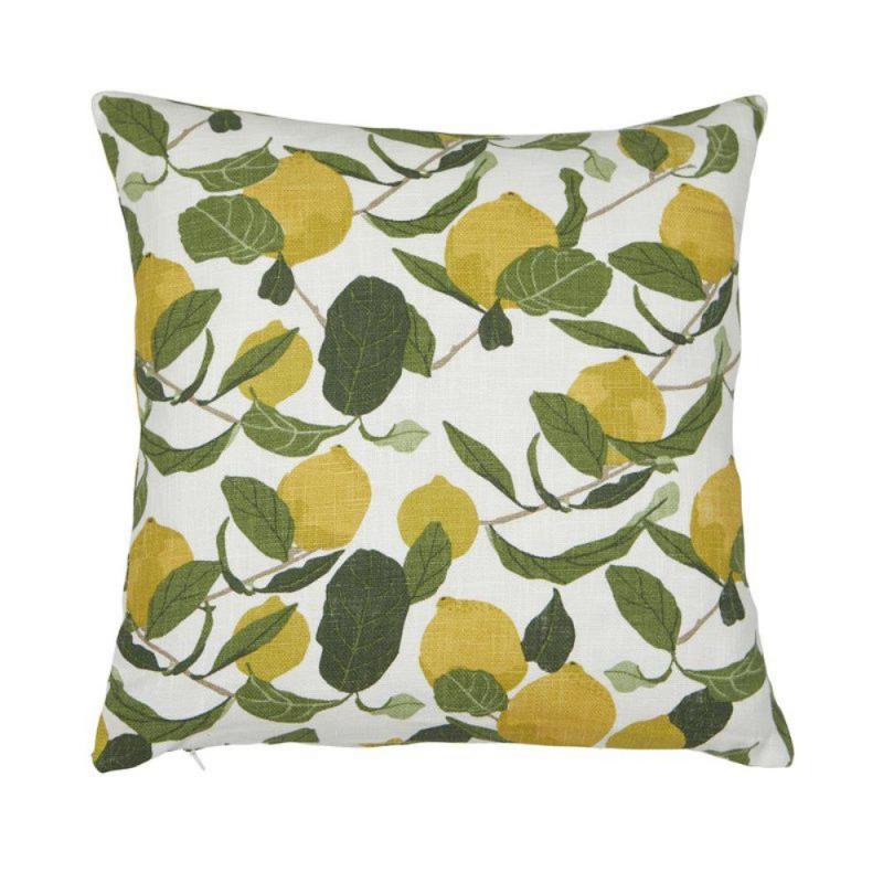 Fondaco Kuddfodral Gul Limone 48x48cm at lavanille