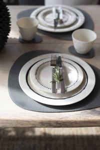 Bordstablett Grå Fondaco Lexie 6-Pack