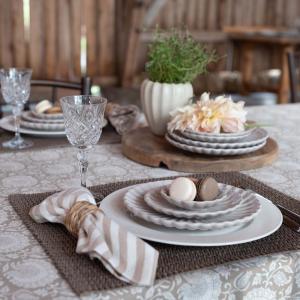 Bordstablett Brun Fondaco Lova 6-Pack